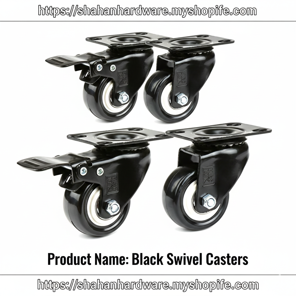 Black swivel Caster 2"