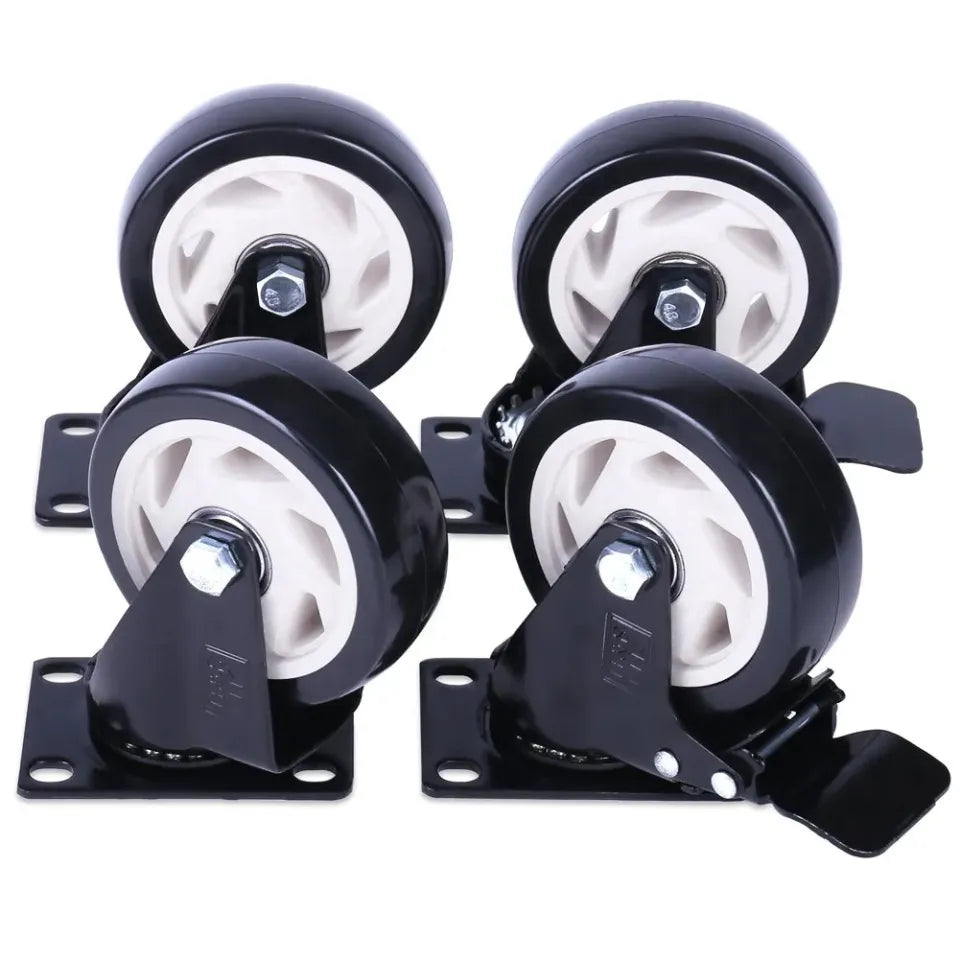 Caster swivel Wheel 4 inches brake